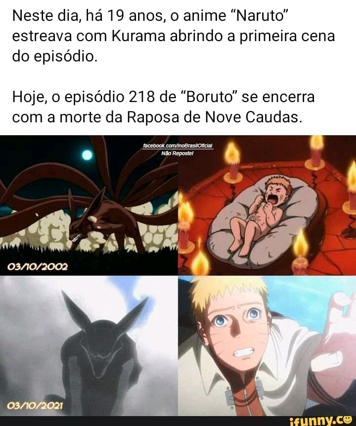 1ª parte do anime de Boruto acaba neste mês de março