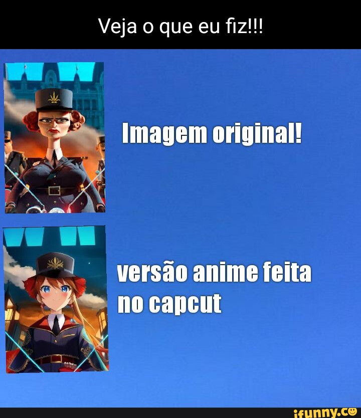 CapCut_como que eu seria anime em quatro versões