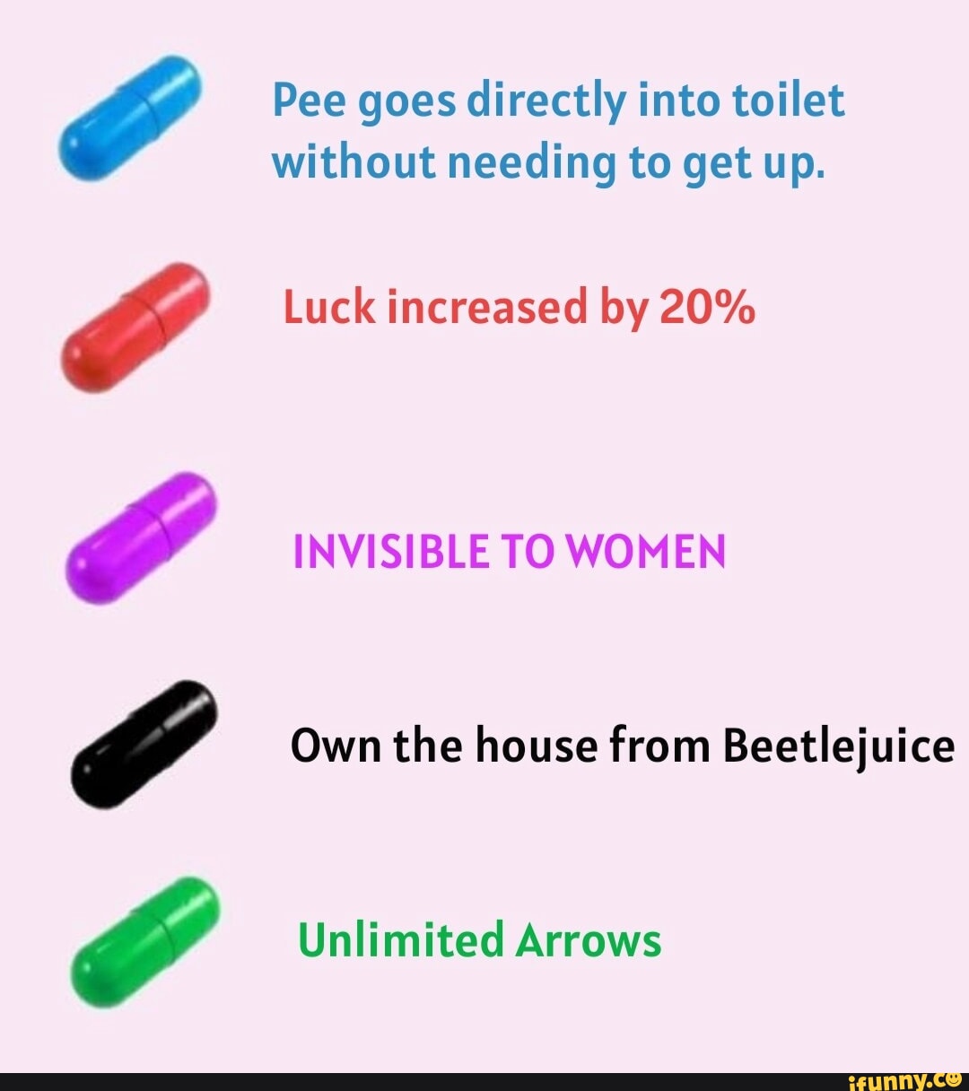 Pee Goes Directly Into Toilet Without Needing To Get Up. Luck Increased 