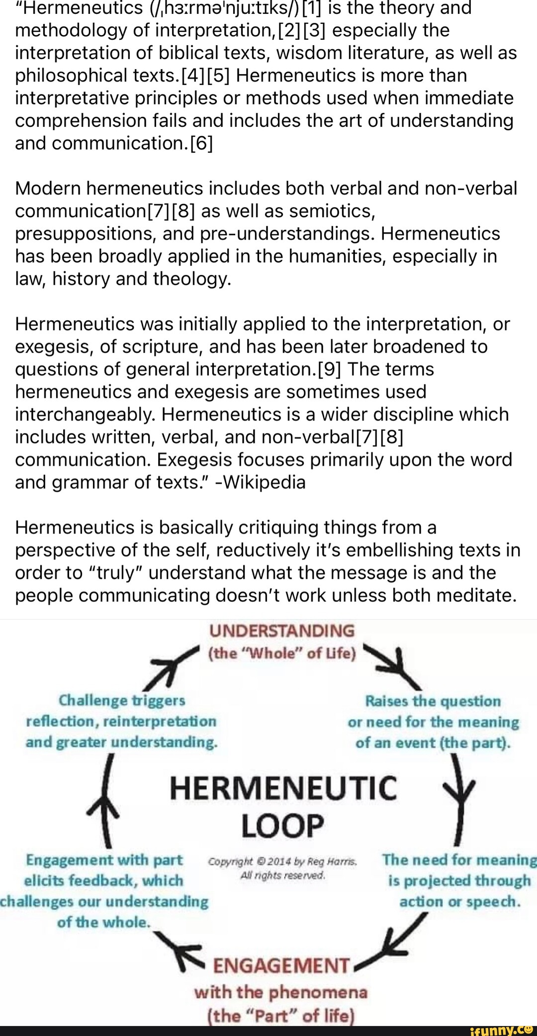 "Hermeneutics IS The Theory Ana Methodology Of Interpretation ...