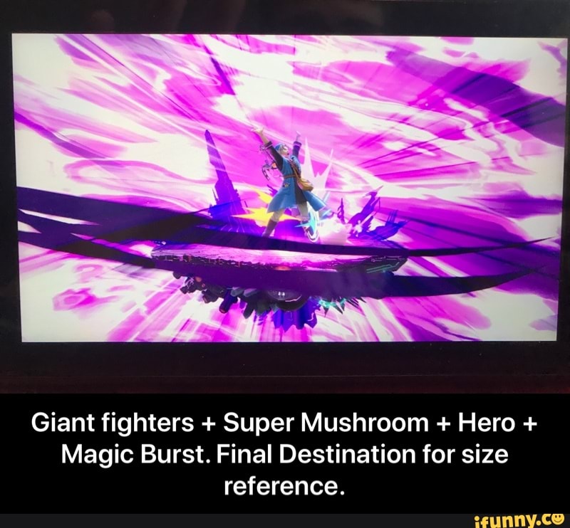 Giant fighters Super Mushroom Hero Magic Burst. Final Destination for ...