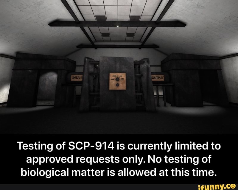 The 914 Test Logs Are Strange : r/SCP