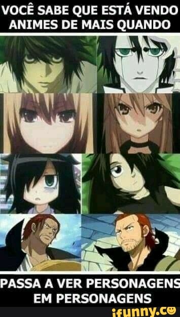 Memes Personagens de Anime - Memes Personagens de Anime