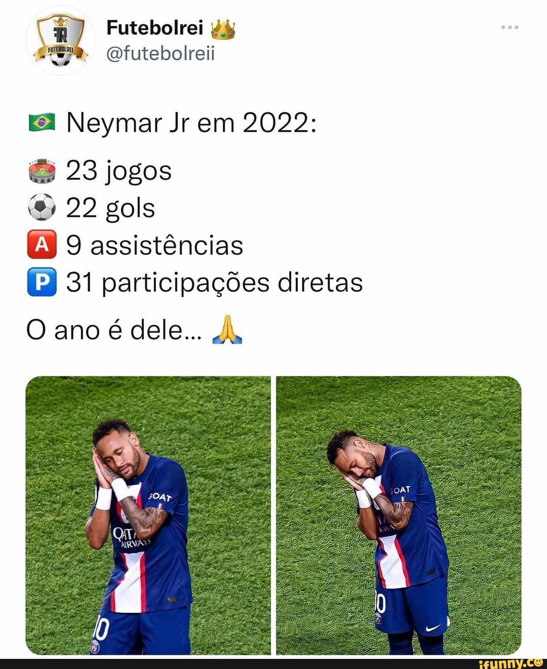 Falar que ele não joga para o time é má vontade ou piada: ninguém é tão  generoso em 8 anos de Champions como Neymar