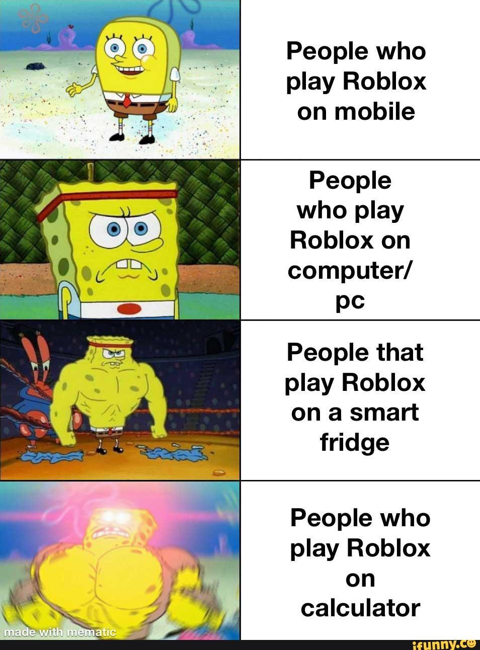 People who play Roblox on mobile People who play Roblox on