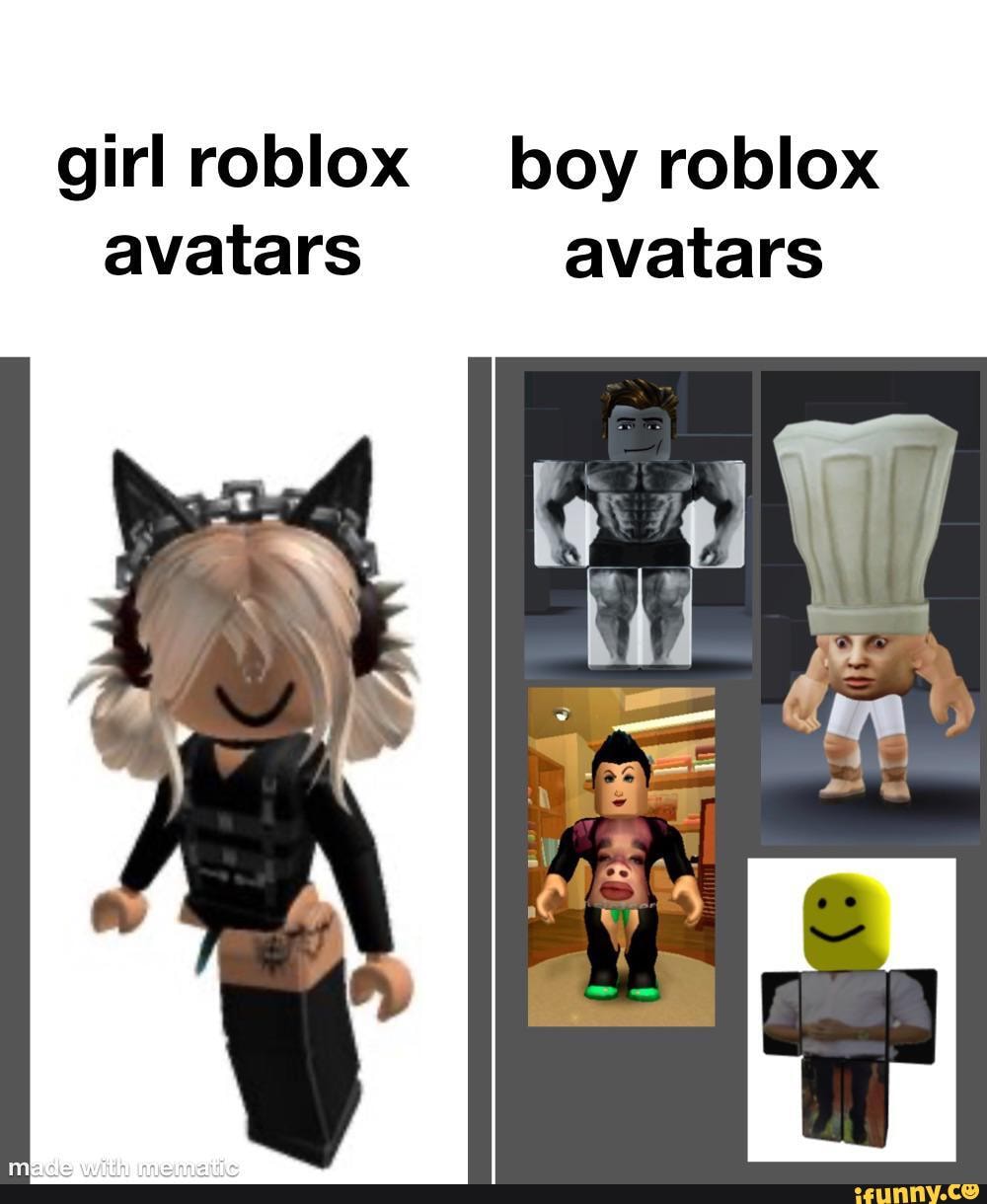 Girl roblox boy roblox avatars avatars - iFunny Brazil