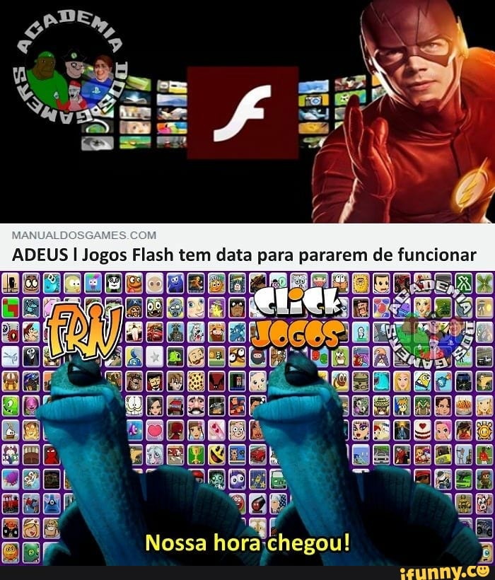 COM ADEUS Jogos Flash tem data p - iFunny Brazil