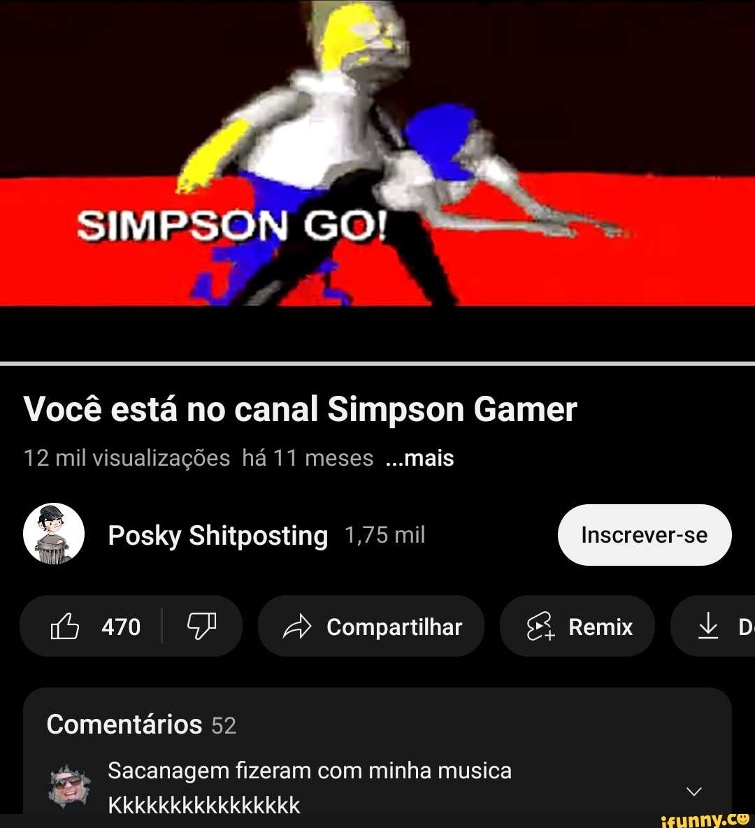 LTEI 86%) Seguindo Para você I Toque para assistir à LIVE Em transmissão ao vivo  agora N SimpsonGamer jogando conversa fora Início Amigos Caixa de entra  Perfil - iFunny Brazil