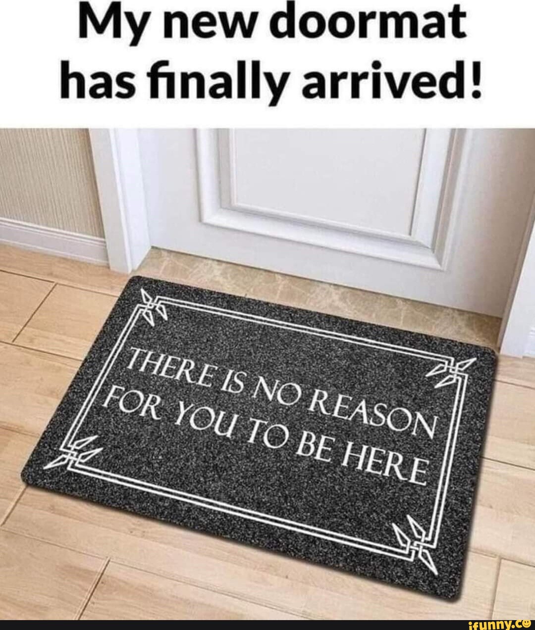 My new doormat has finally arrived! - iFunny Brazil