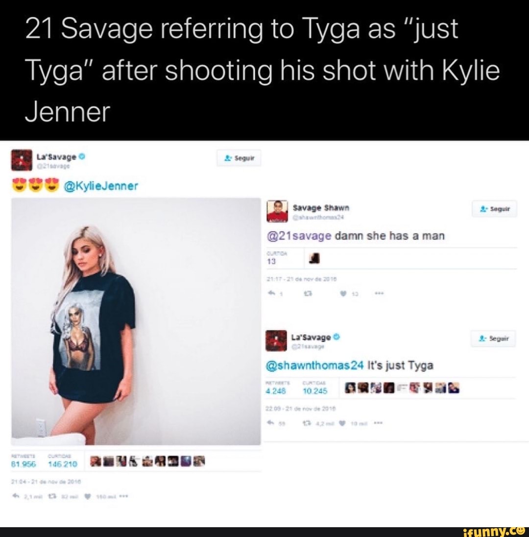 21 Savage Changed His Profile Picture to Kylie Jenner - 21 Savage Tyga Feud