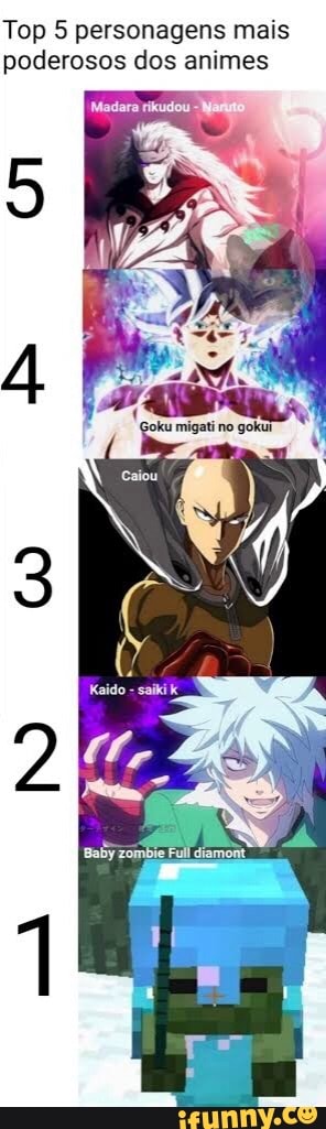 As 5 personagens mais bonitas dos animes