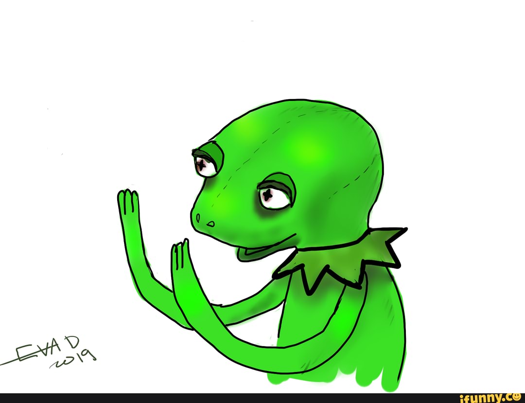 Someone trusted me to remember how to draw Kermit the frog