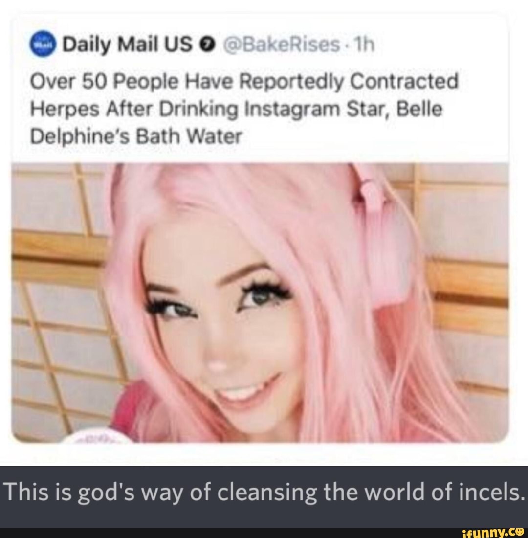 People Are Drinking Belle Delphine's Bath Water