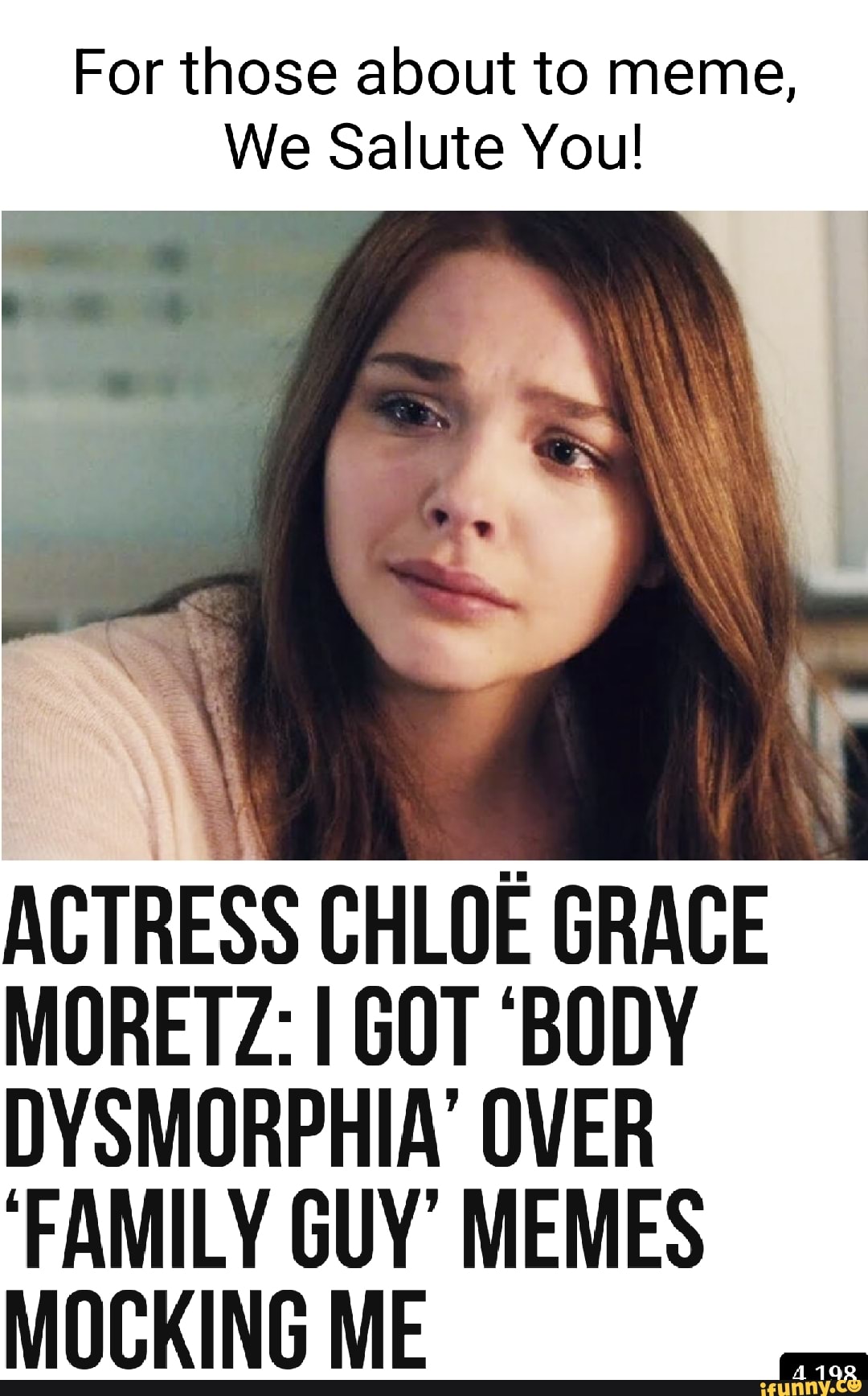 Chloë Grace Moretz on becoming a meme, body dysmorphia and the