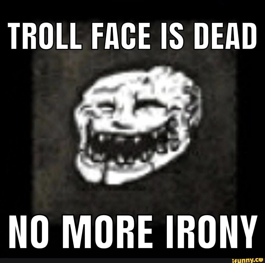 Base de meme do trollface triste - iFunny Brazil