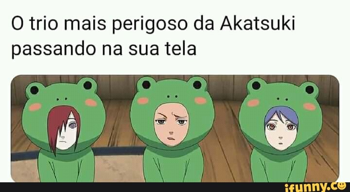 oxi meu Pou virou membro da Akatsuki 