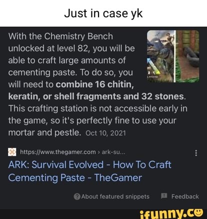 ARK: Survival Evolved - How To Craft Cementing Paste