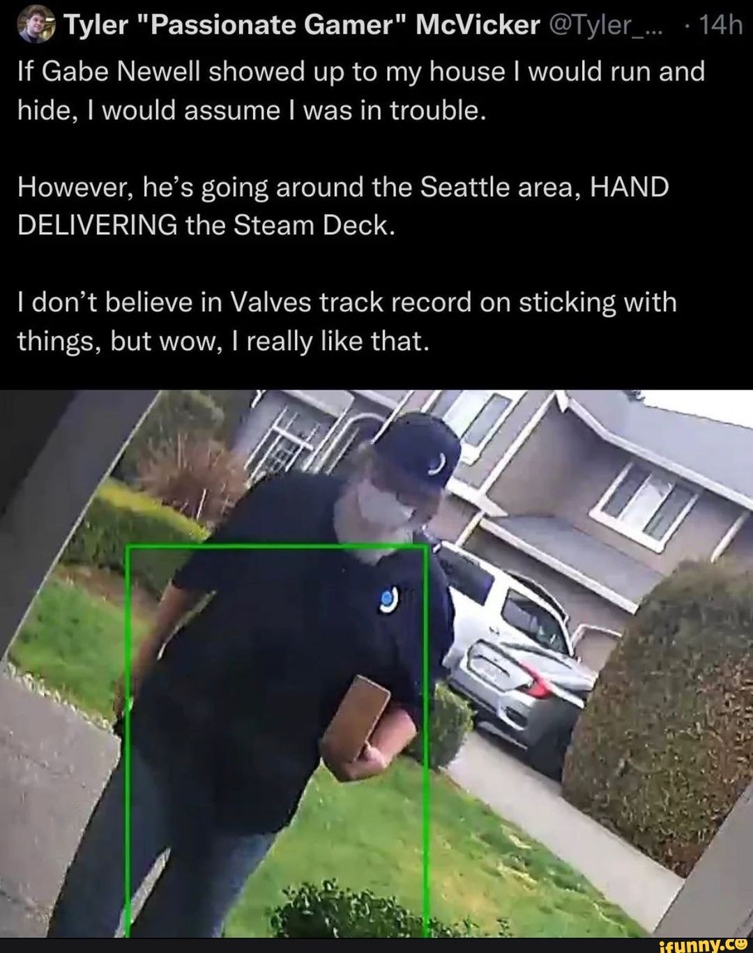 Gabe Newell seems to be hand-delivering signed Steam Decks