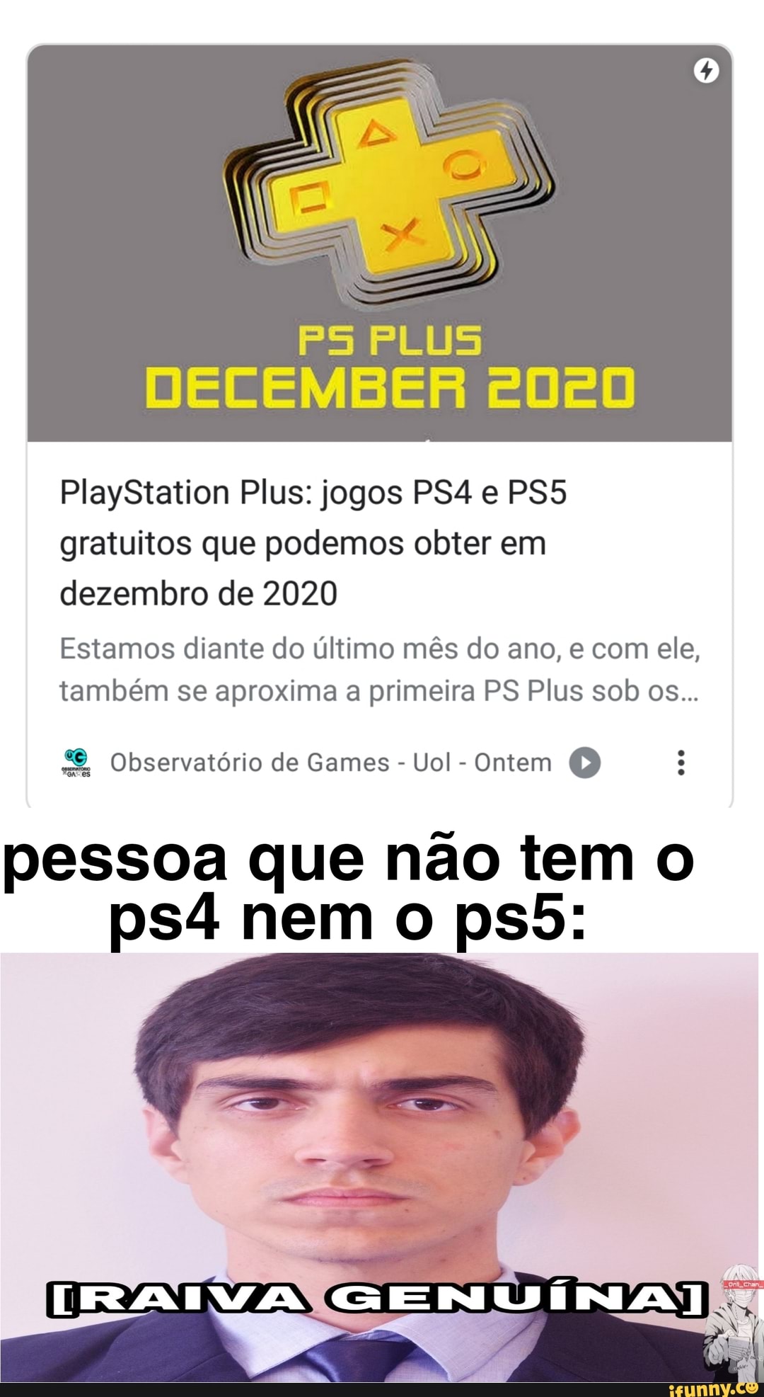 PlayStation Plus - Jogos Gratuitos para PS4 e PS5: Dezembro/2020