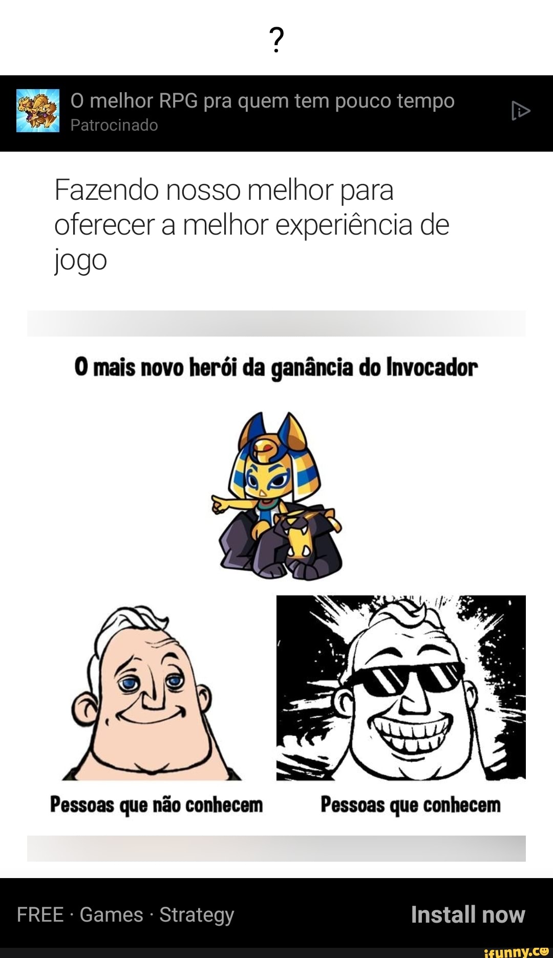 O melhor RPG pra quem tem pouco tempo Patrocinado Fazendo nosso melhor para  oferecer a melhor