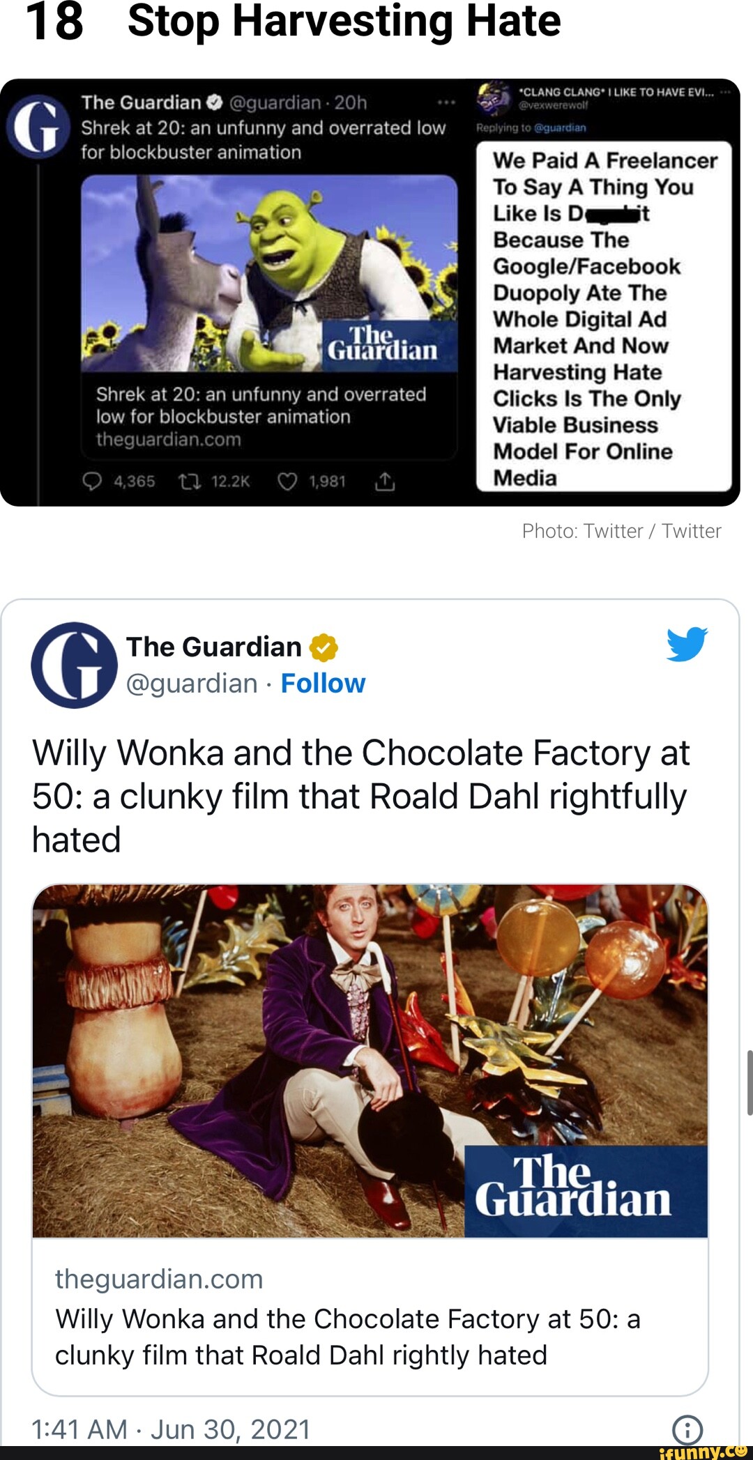 Willy Wonka and the Chocolate Factory at 50: a clunky film that Roald Dahl  rightly hated, Movies