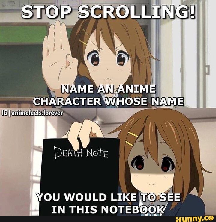 Post your anime character name in the comments! : r/AnimeAnonymous