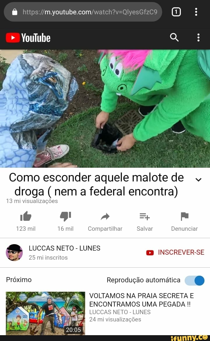 Como esconder aquele malote de v droga nem a federal encontra) 13 mi  visualiza Ee oa