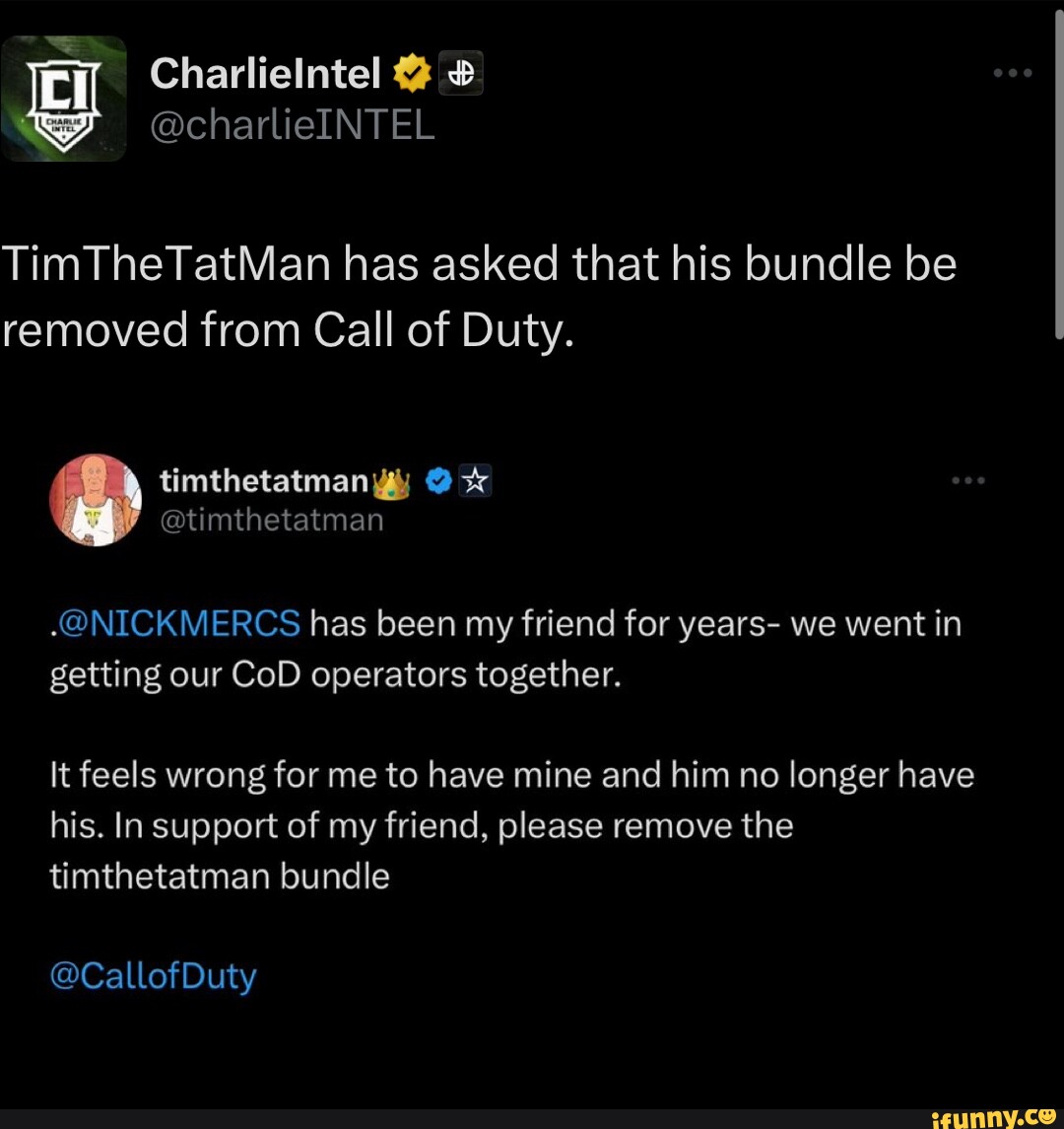 Call of Duty removes Operator bundles following streamers