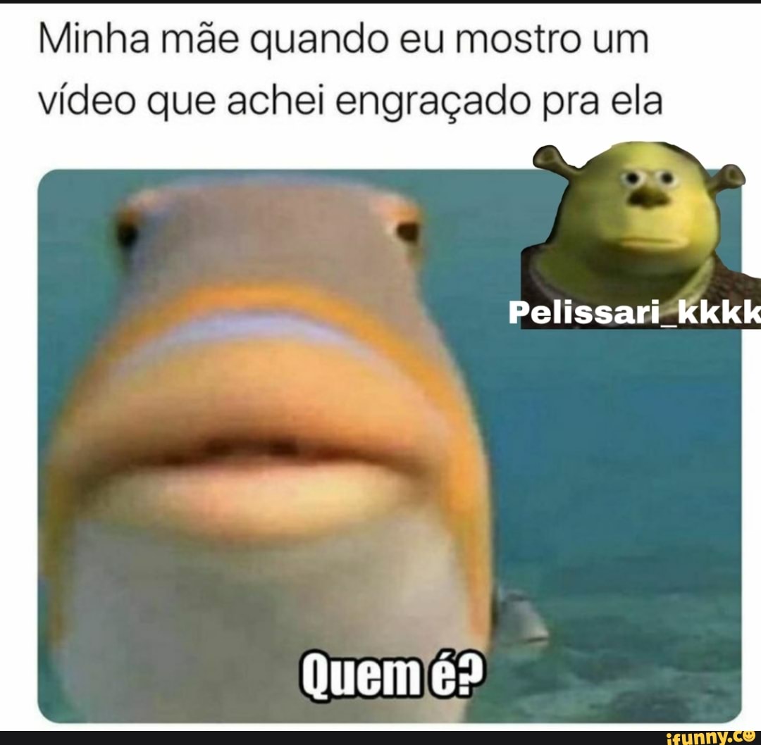 Minha mãe quando eu mostro um vídeo que achei engraçado pra ela Quem é? -  iFunny Brazil