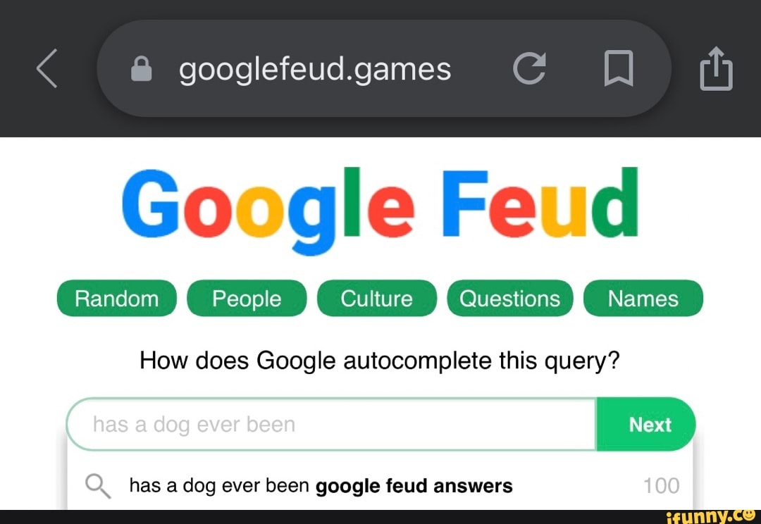 Googlefeud.games Google Feud (Random I People Culture (Questions