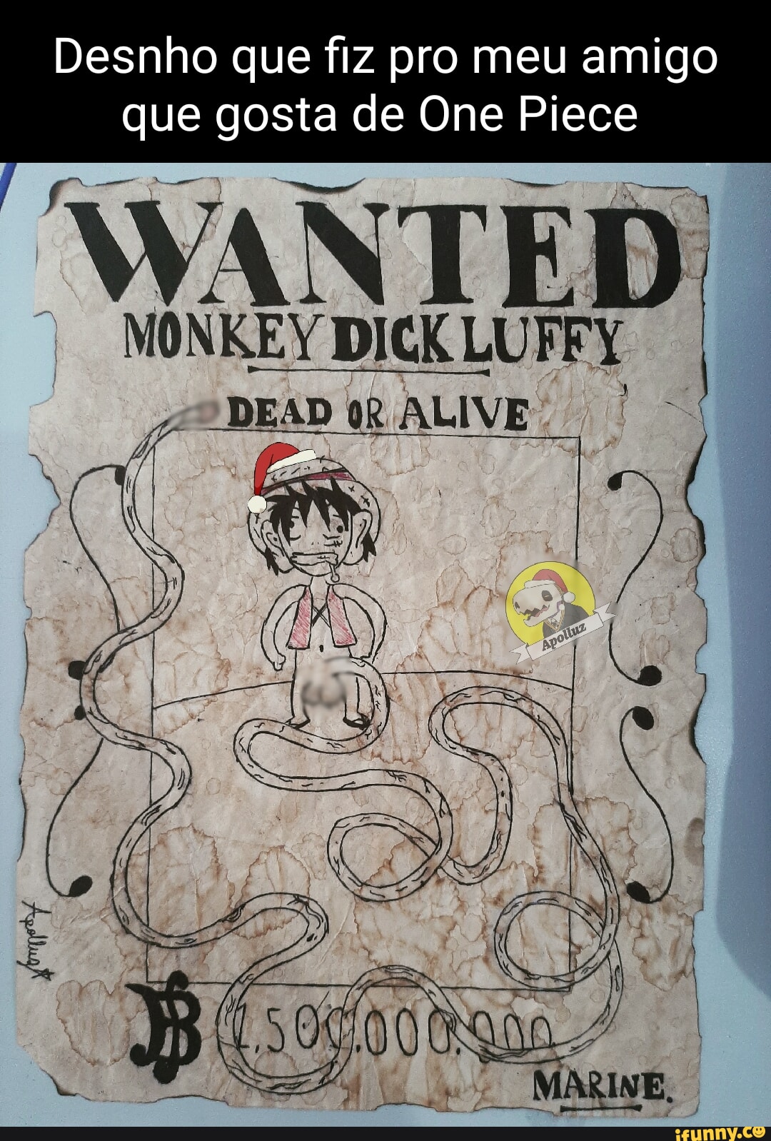 One piece. curiosidade: E um desenho do luffy - one piece. curiosidade: E  um desenho do luffy - iFunny