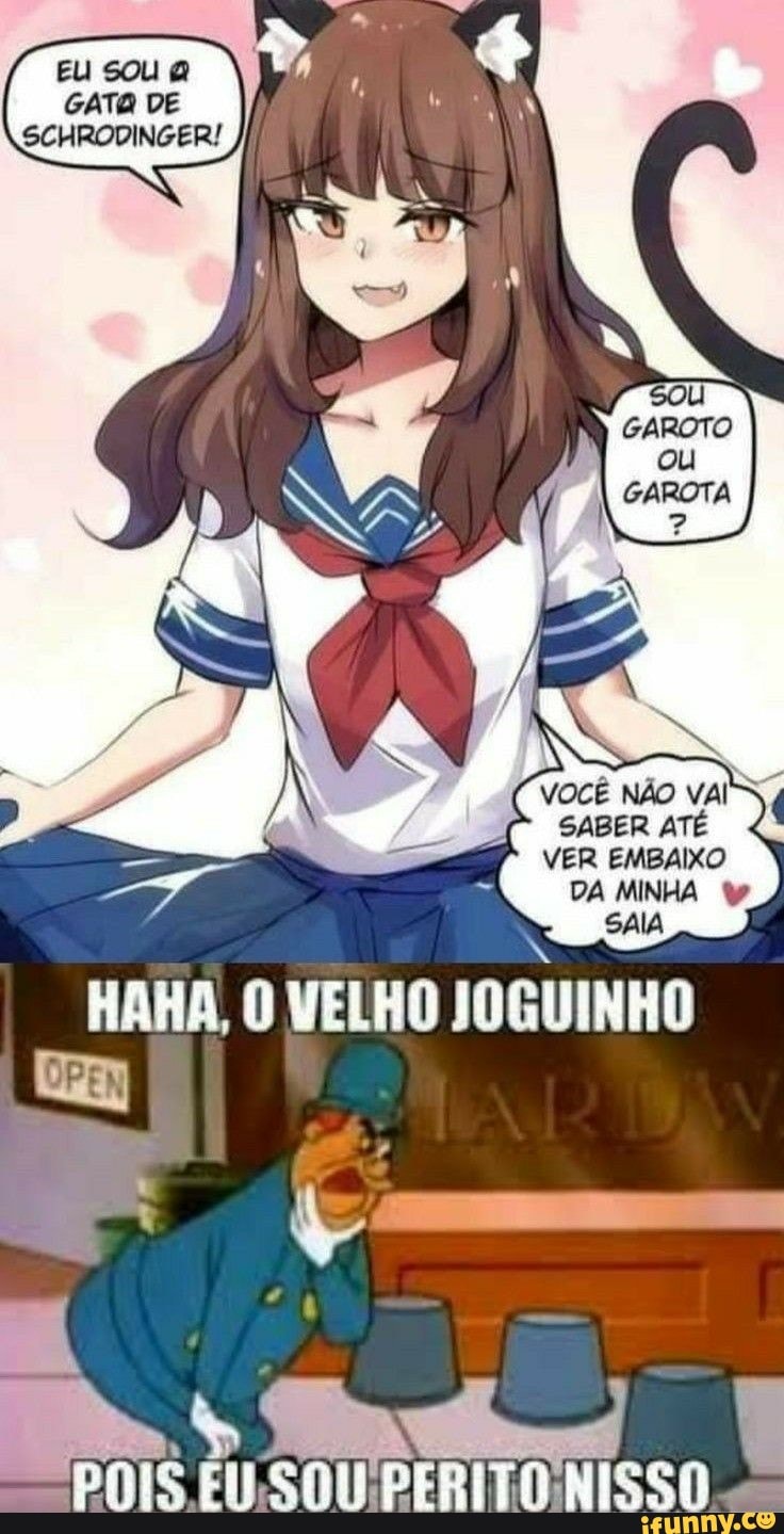 Eu amo ver garotas-gato de animes com suas mãos na frente imitando patas de  gatos. Traduzi WaterBR do po - iFunny Brazil