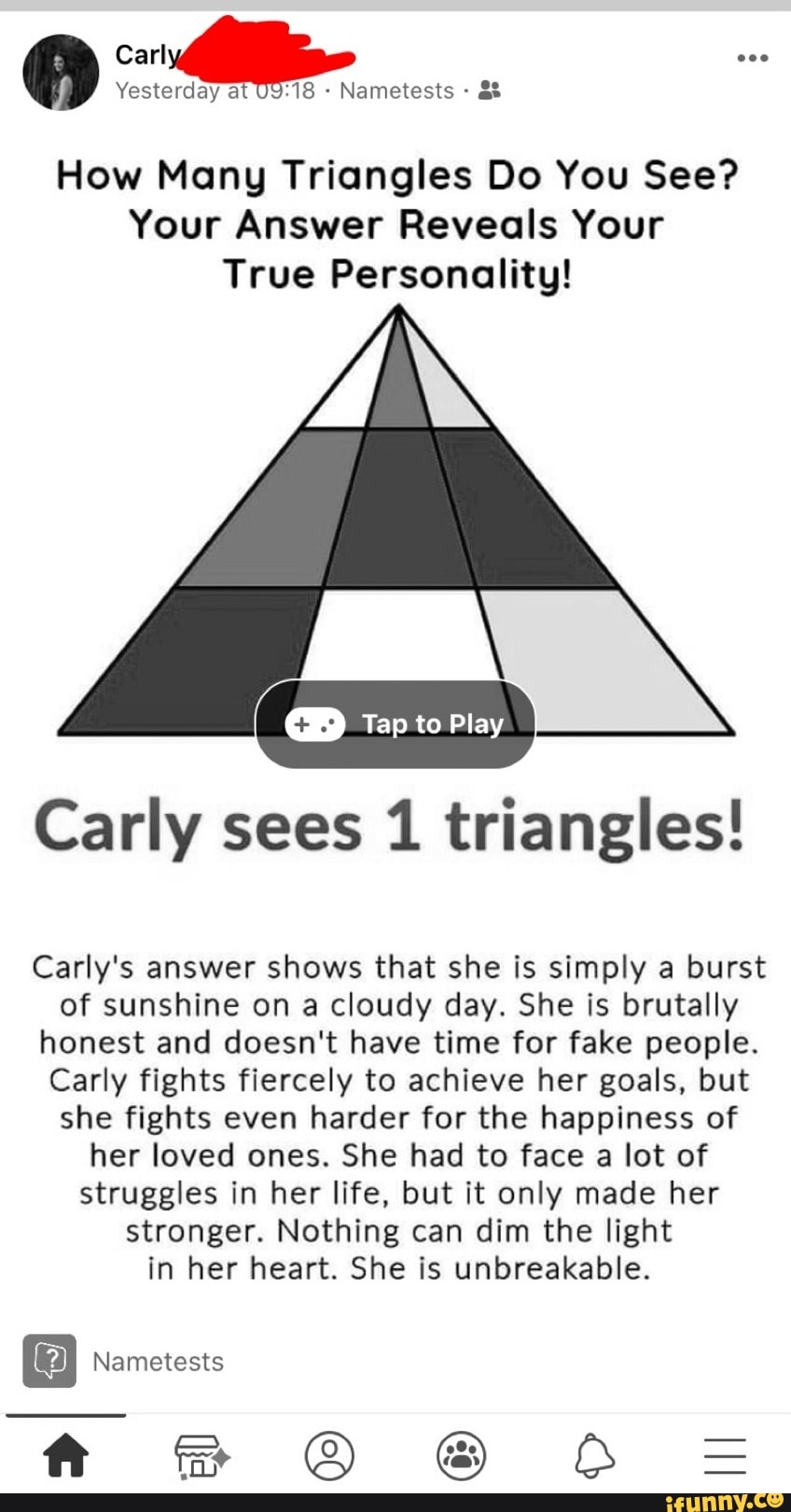 How Many Triangles Do You See? Your Answer Reveals Your True