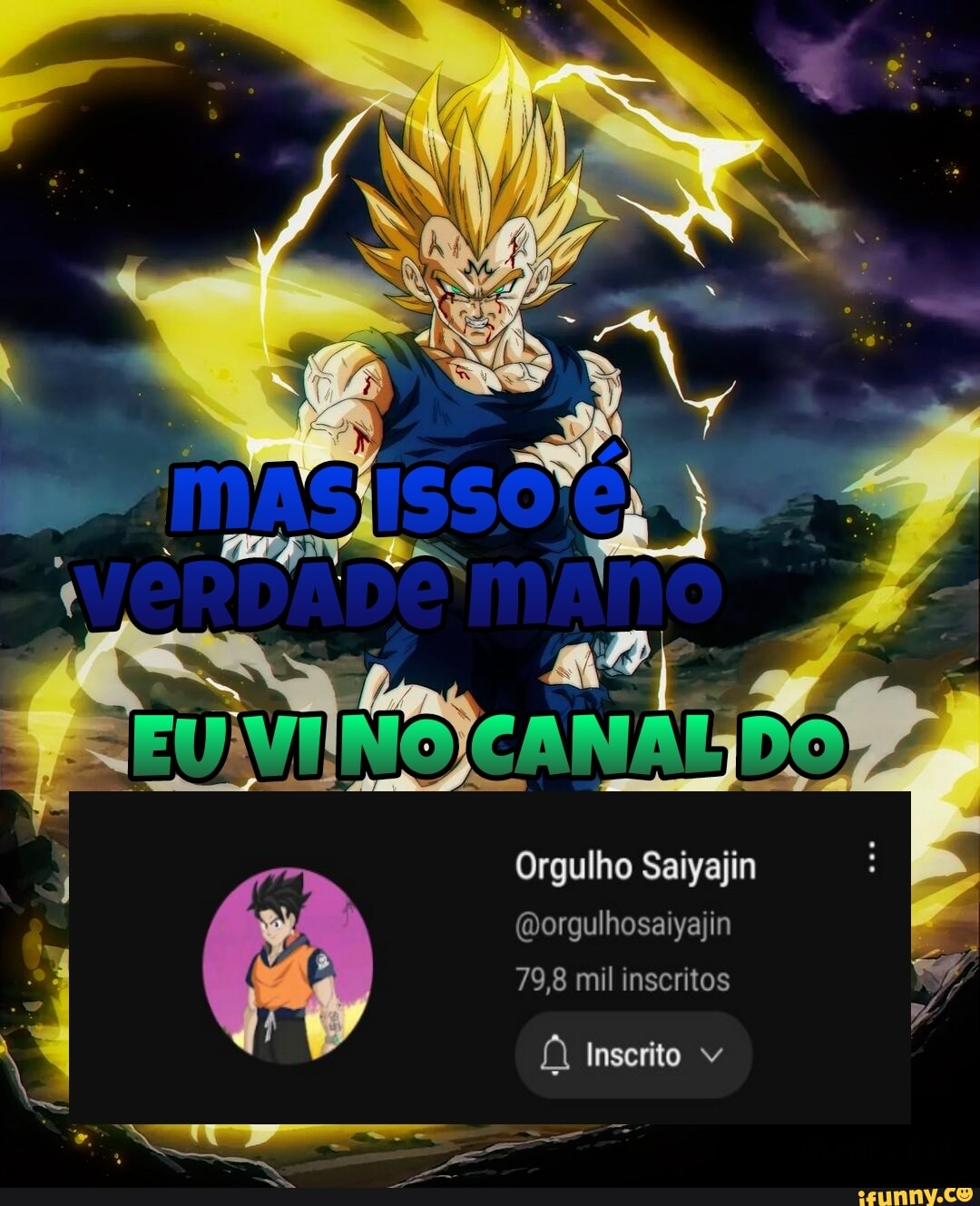 Super Sayajin Infinito - iFunny Brazil