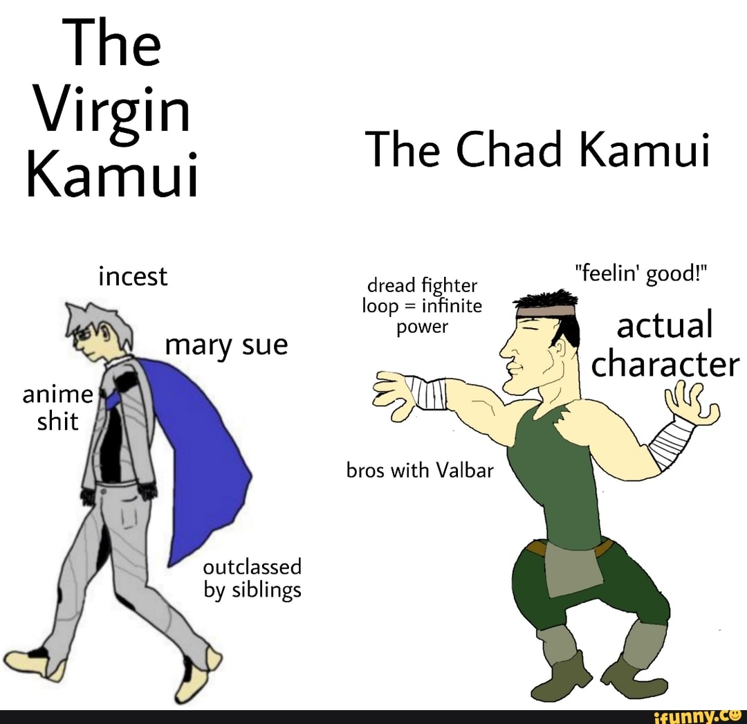 virgin asur and chad asuryani meme template fixed by IlandrikOfIl-Kaithe on  DeviantArt