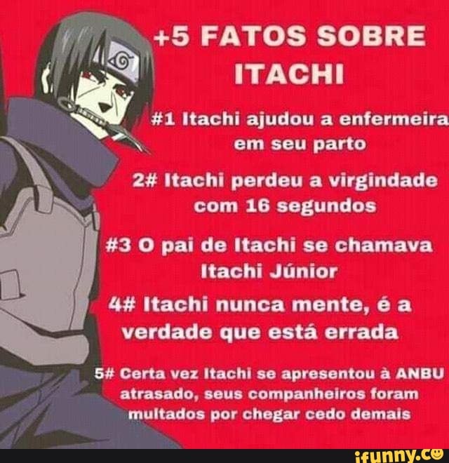 Pai, Mãe, Eu Nós entendemos, Itachi, Itachi, Apenas prometa