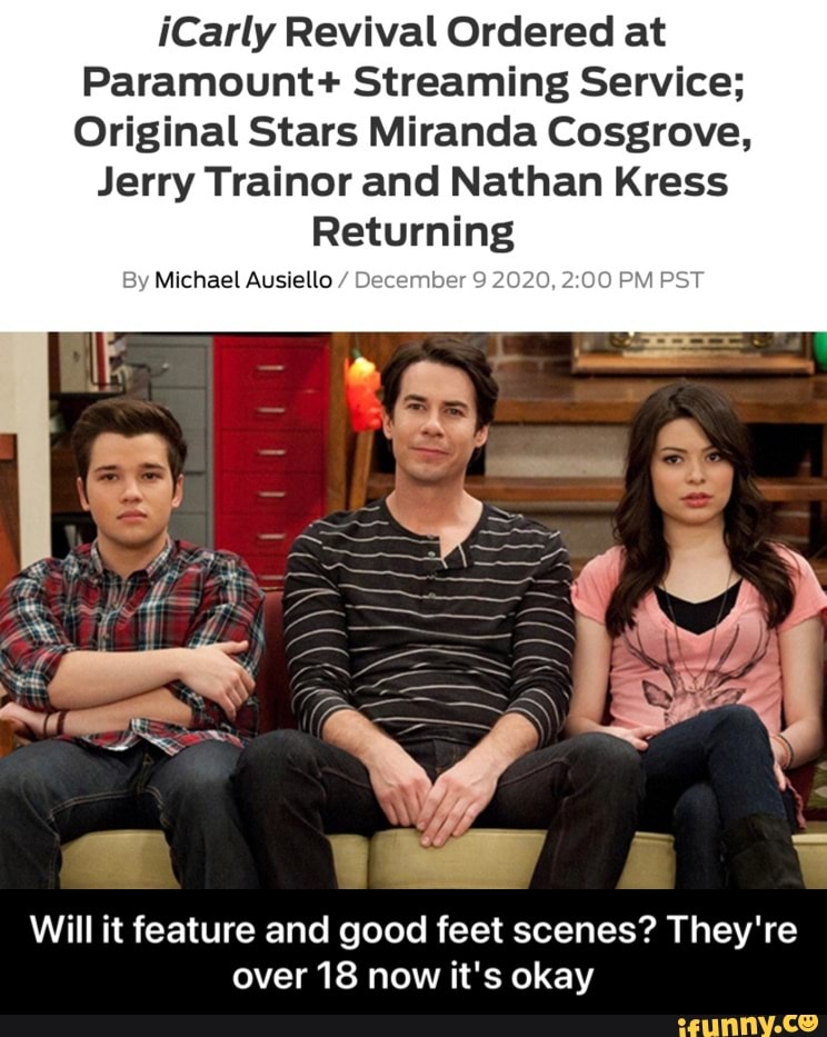 iCarly' streaming revival will feature original stars
