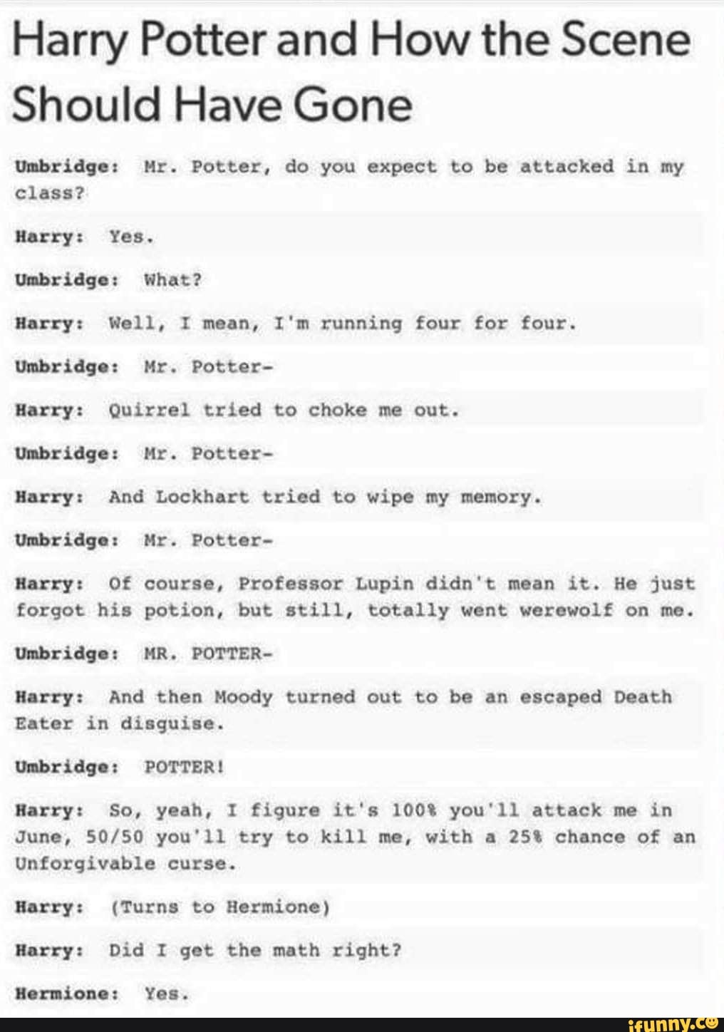 Memes - Harry Potter - Filmes - Hary Potter - Página 6 - Criarmeme