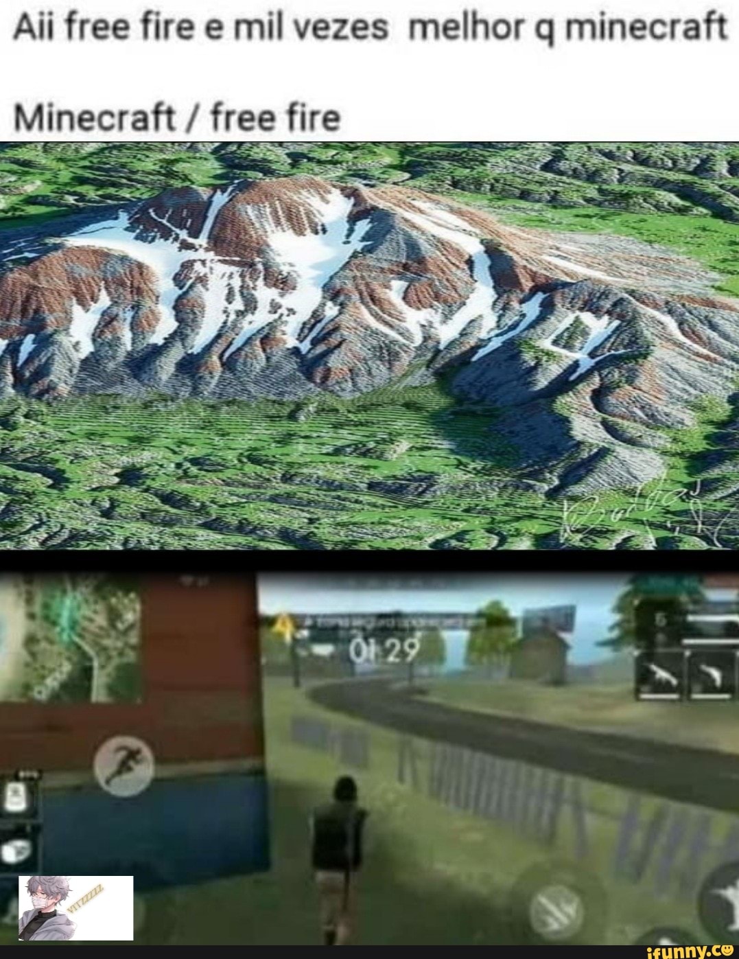 Free Fire Minecraft I Click Jogos - iFunny Brazil