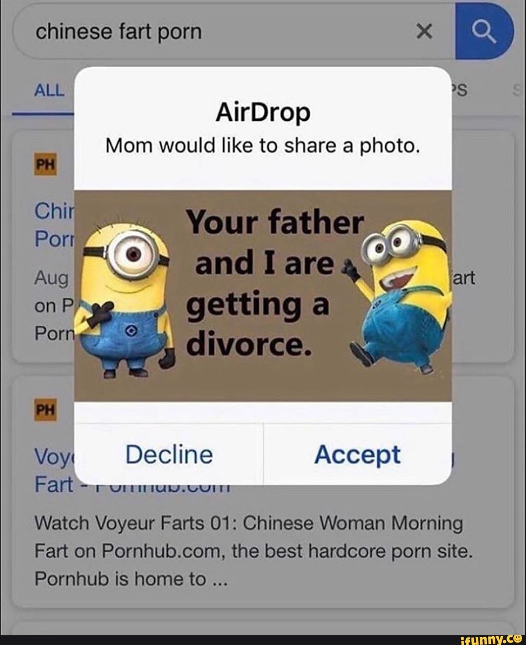 Chinese fart porn AUL AirDrop Mom would like to share a photo. Your rather  and Port