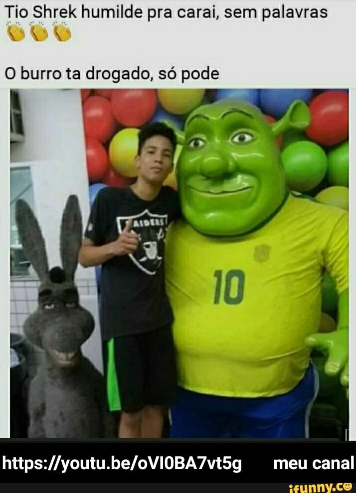 Já dizia o burro do Sherek: quando isso aqui acabar, vou precisar de  terapia, olha só meu olho tremendo. estryrxl dumabiografia - iFunny Brazil