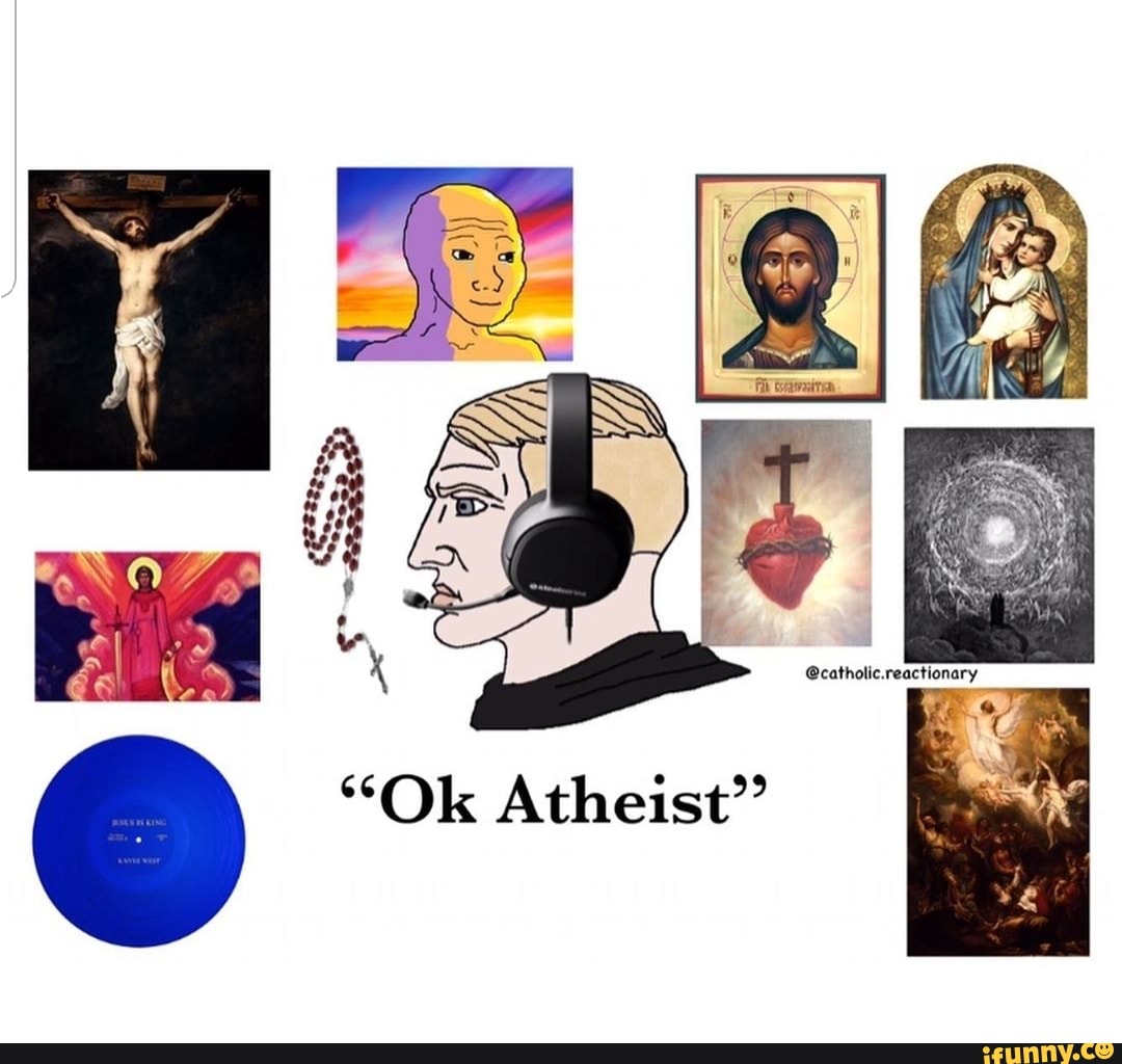GIGACHAD GOD (I am atheist and very smart but the meme was very