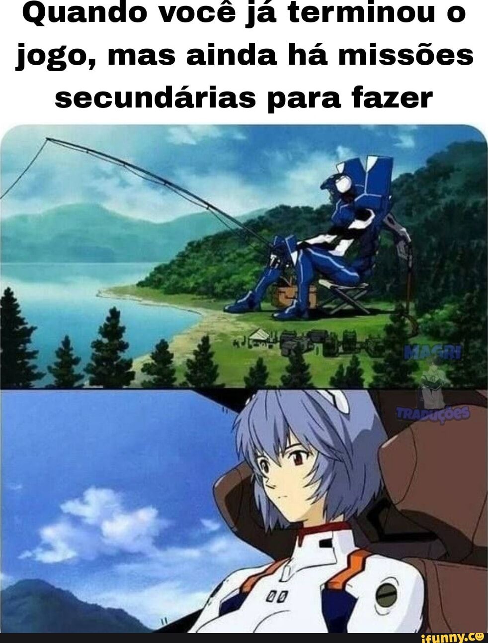 Encontrei um Colorado no r/evangelionmemes. Sim, até fãs de Evangelion  querem afundar o Gremiudo. : r/futebol