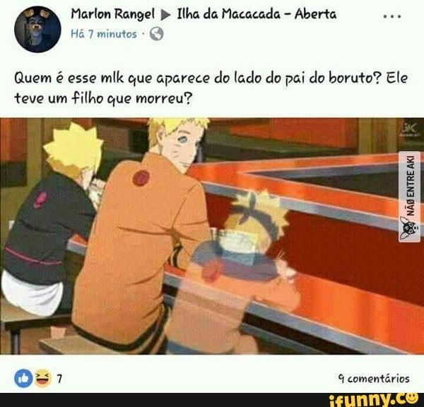 BORUTO E NARUTO MOMENTO PAI E FILHO!