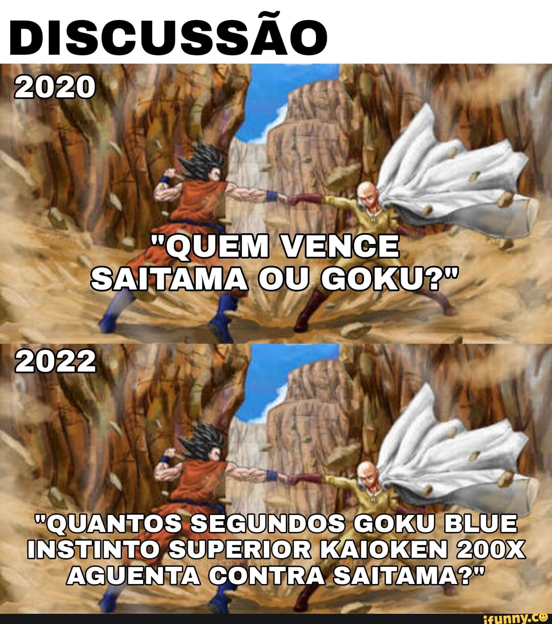 Saitama é muito MAIS FORTE que Goku por motivos óbvios