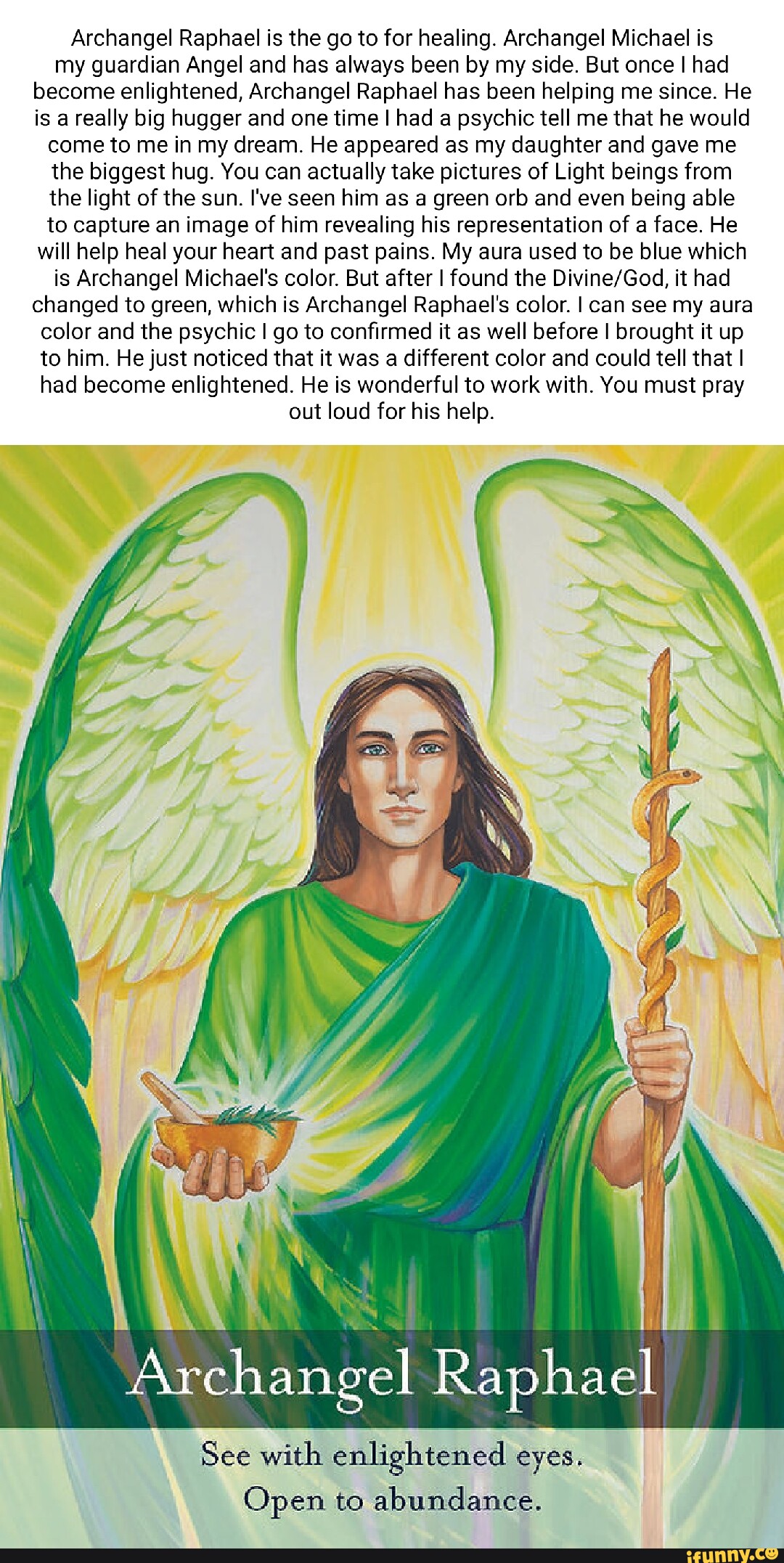 angel of healing raphael