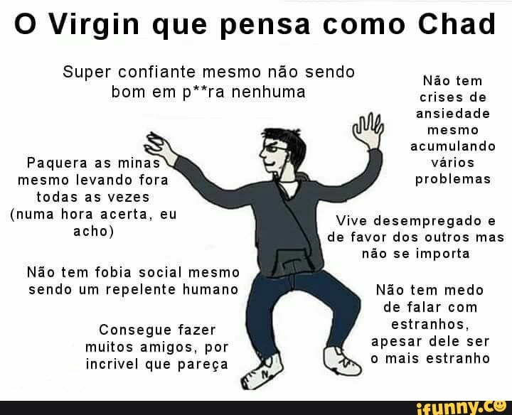 Umi🐈 on X: Ele fez um meme onde o Zangado é o chad e a gente é o wojak  infelizmente perdemos o argumento / X