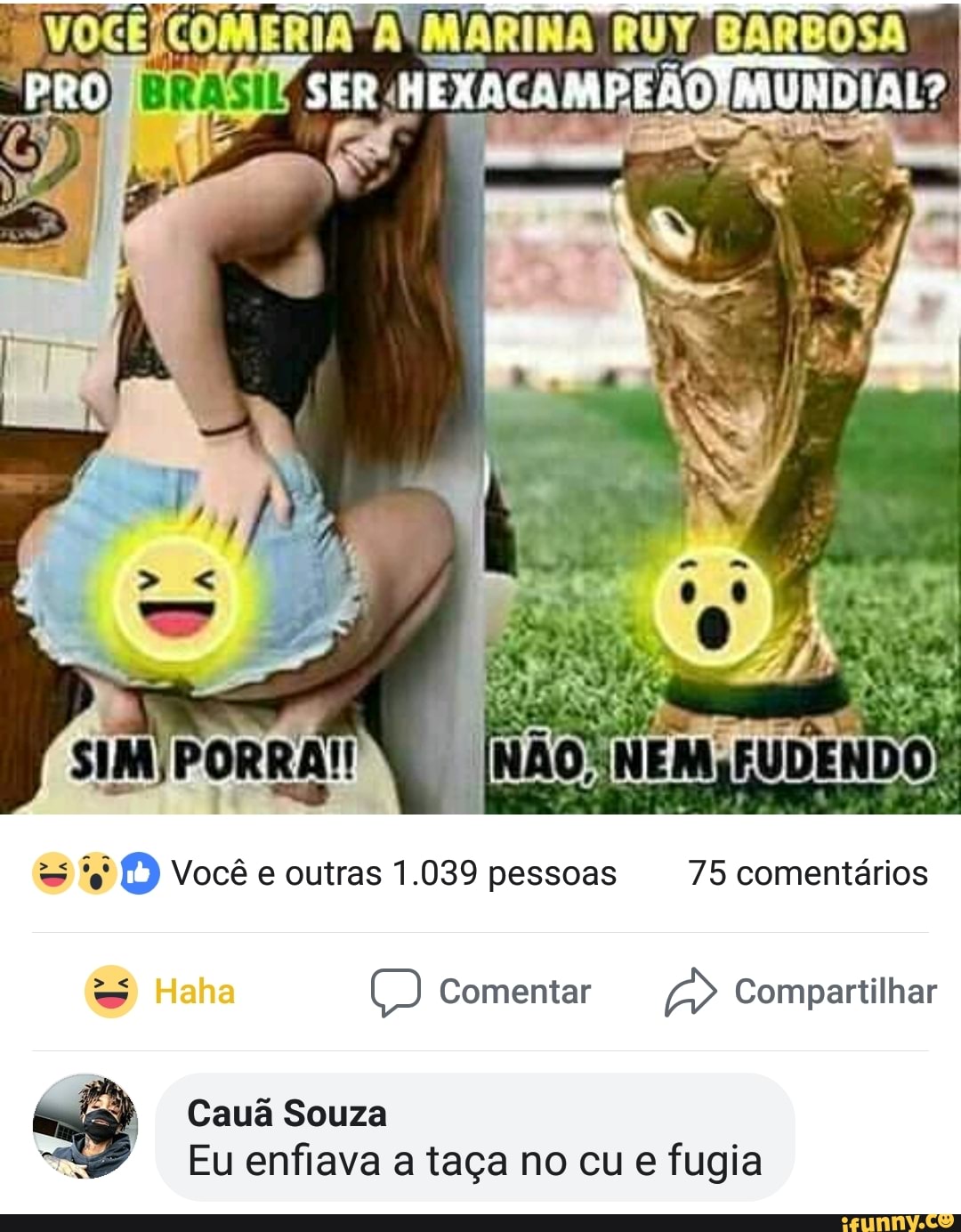 4 Cauã Souza Eu enfiava a taça no cu e fugia - iFunny Brazil