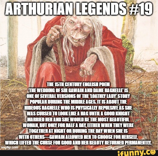 The 15th Century English poem ‘The Wedding of Sir Gawain and Dame