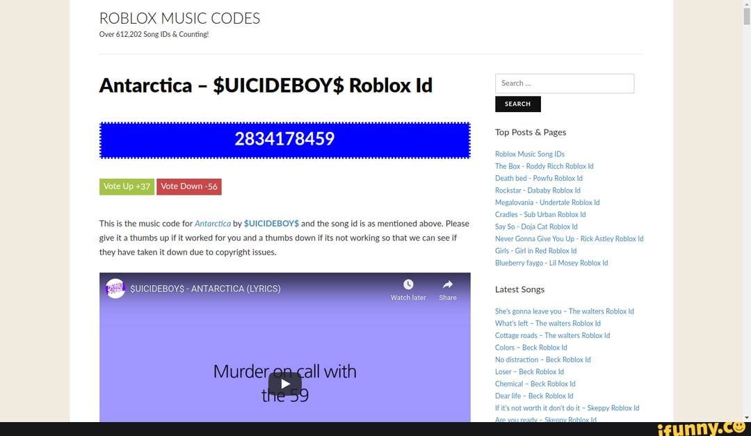 Start Roblox Radio Codes/IDs